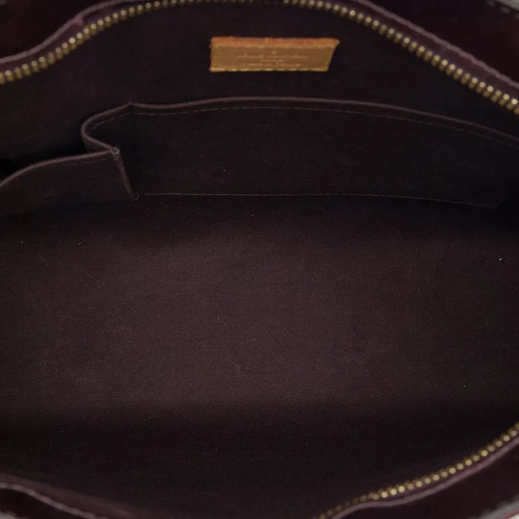 Louis Vuitton Monogram Vernis Brentwood Purple Leather Very good - Model View