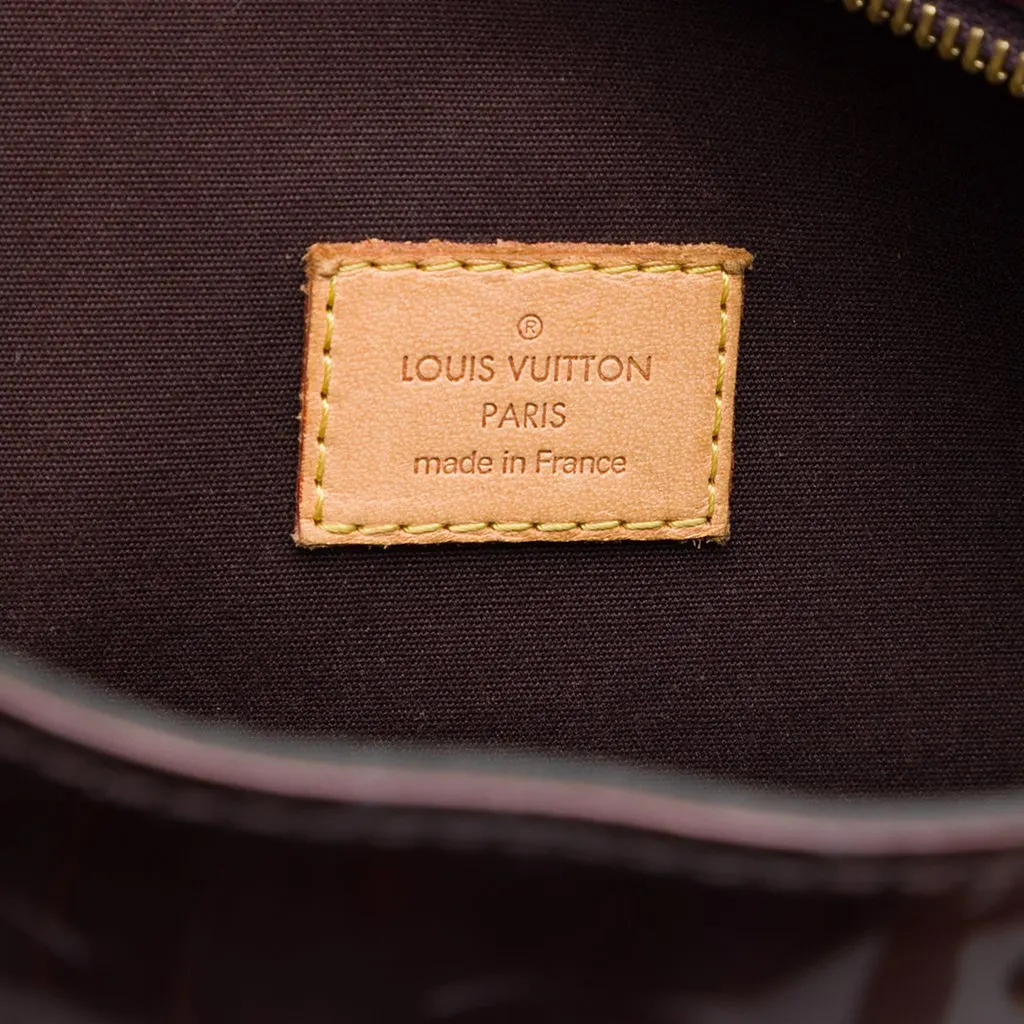 Louis Vuitton Monogram Vernis Brentwood Purple Leather Very good - Box View