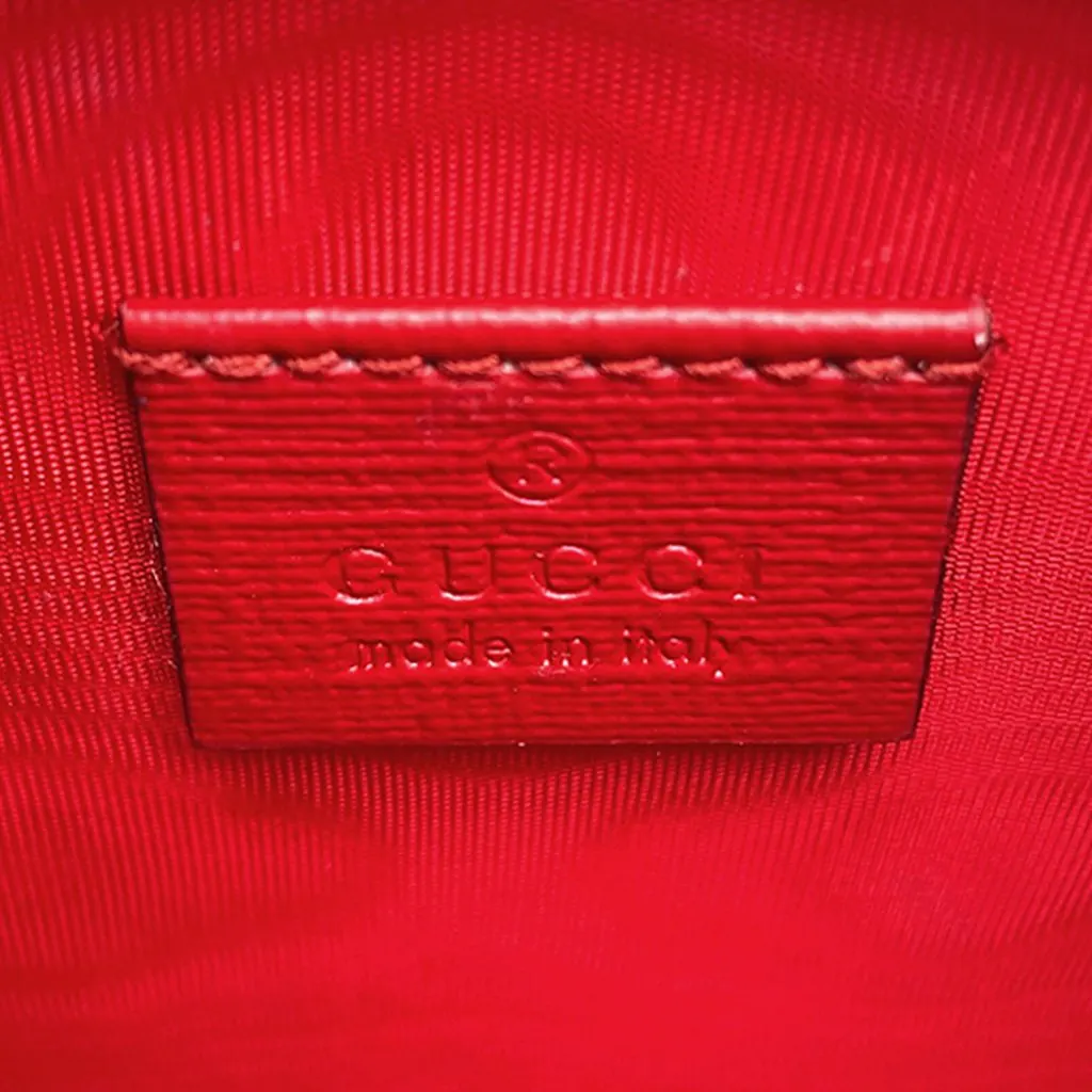 Gucci Kids GG Supreme Heart Web Crossbody Beige Canvas Very good - Box View