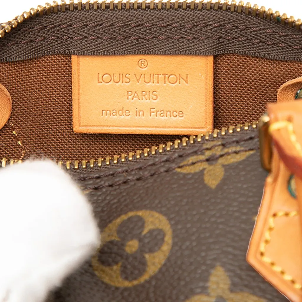 Louis Vuitton Monogram Nano Speedy Dating Brown Canvas Good - Box View