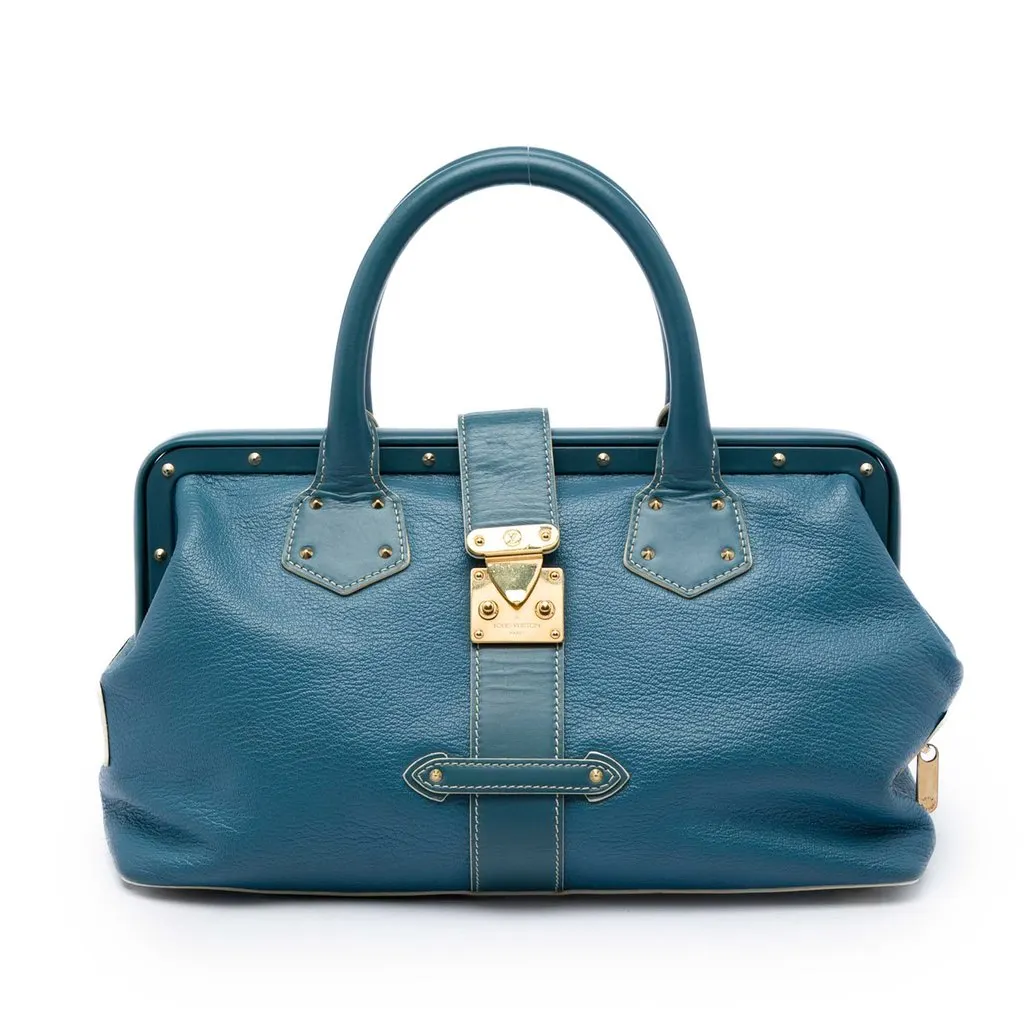 Louis Vuitton Suhali Lingenieux PM Blue Leather Very good - Front View
