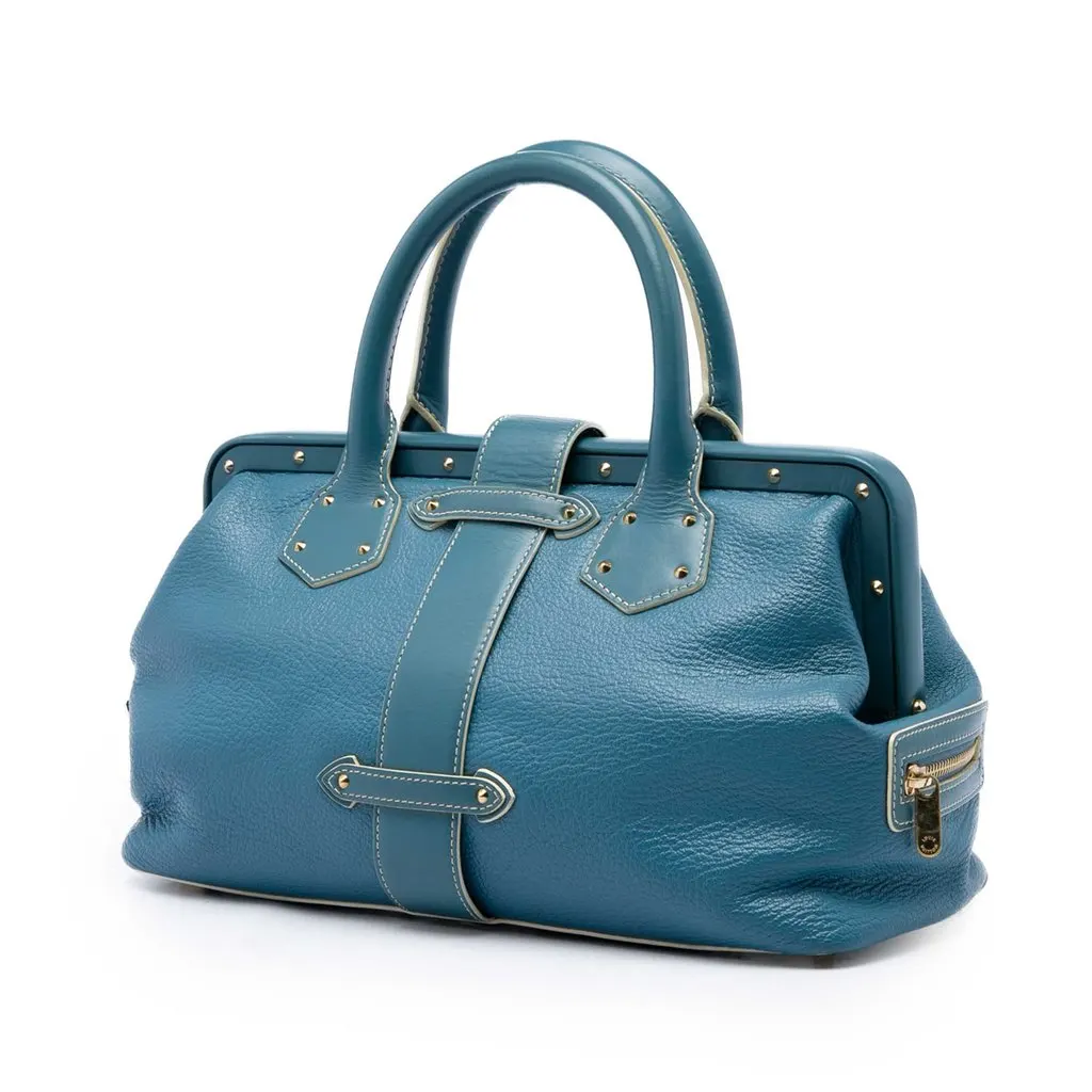 Louis Vuitton Suhali Lingenieux PM Blue Leather Very good - Back View