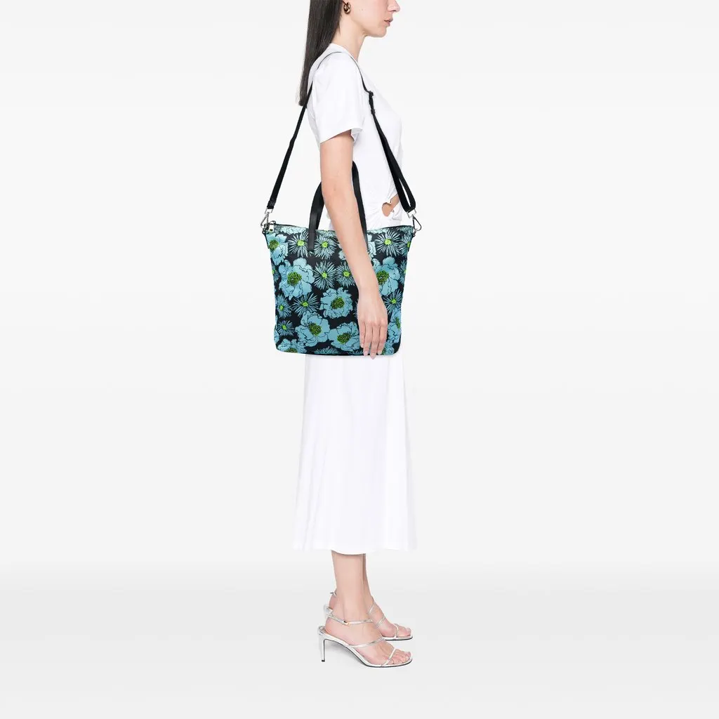 Prada Tessuto Stampato Tote Black Polyamide Very good - Box View