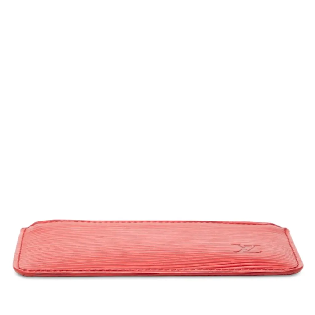 Louis Vuitton Epi Pochette Cles Red Leather Very good - Inside View