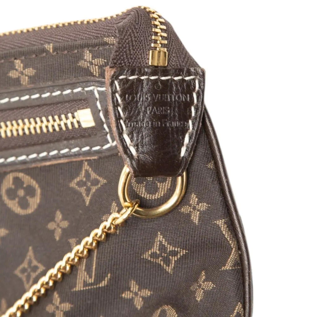 Louis Vuitton Monogram Mini Lin Mini Pochette Accessoires Brown Very good - Box View