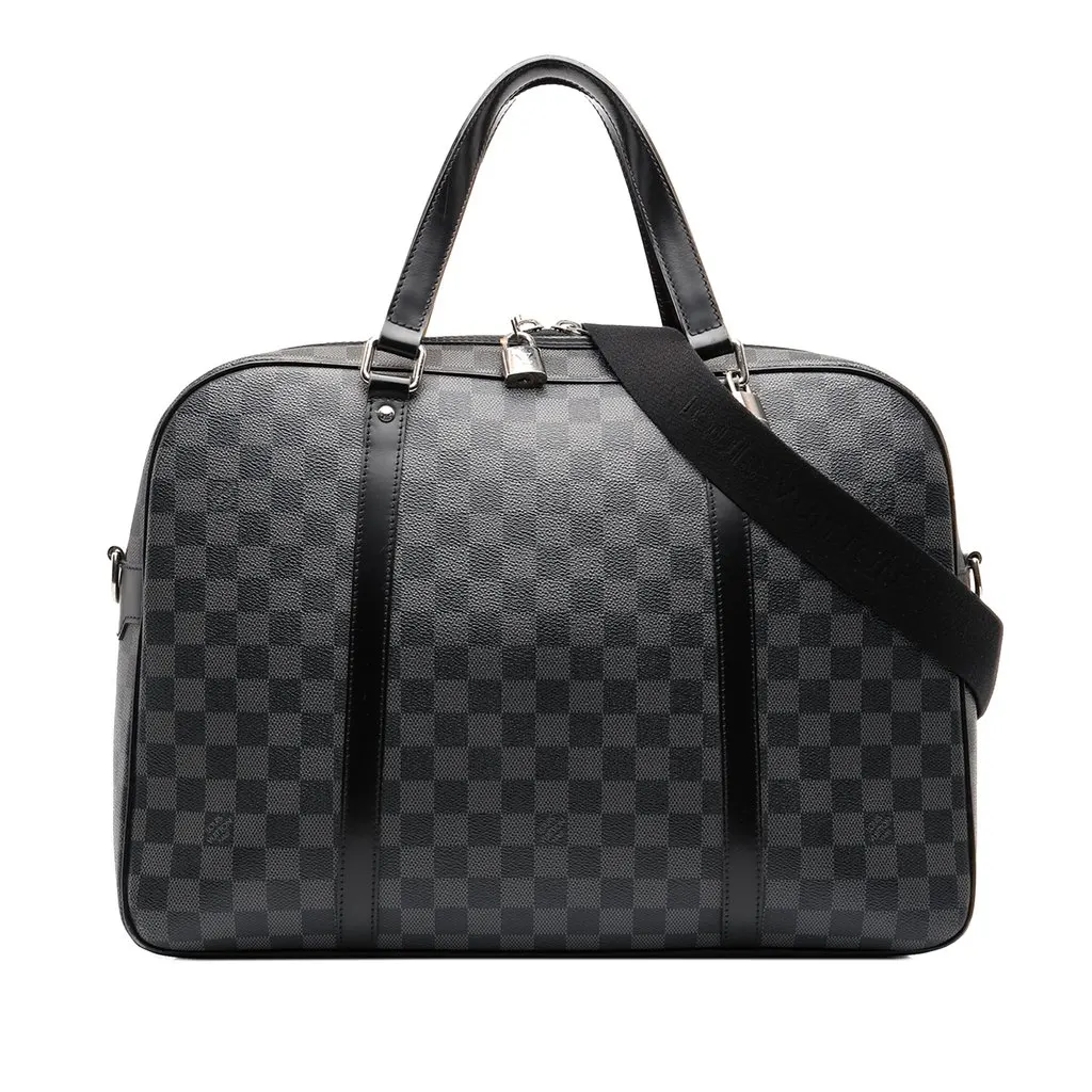 Louis Vuitton Damier Graphite Jorn Black Canvas Good - Front View