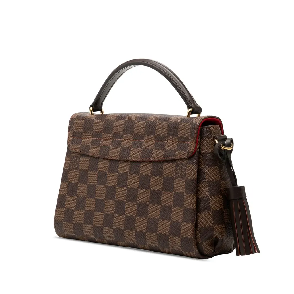 Louis Vuitton Damier Ebene Croisette Brown Very good - Back View