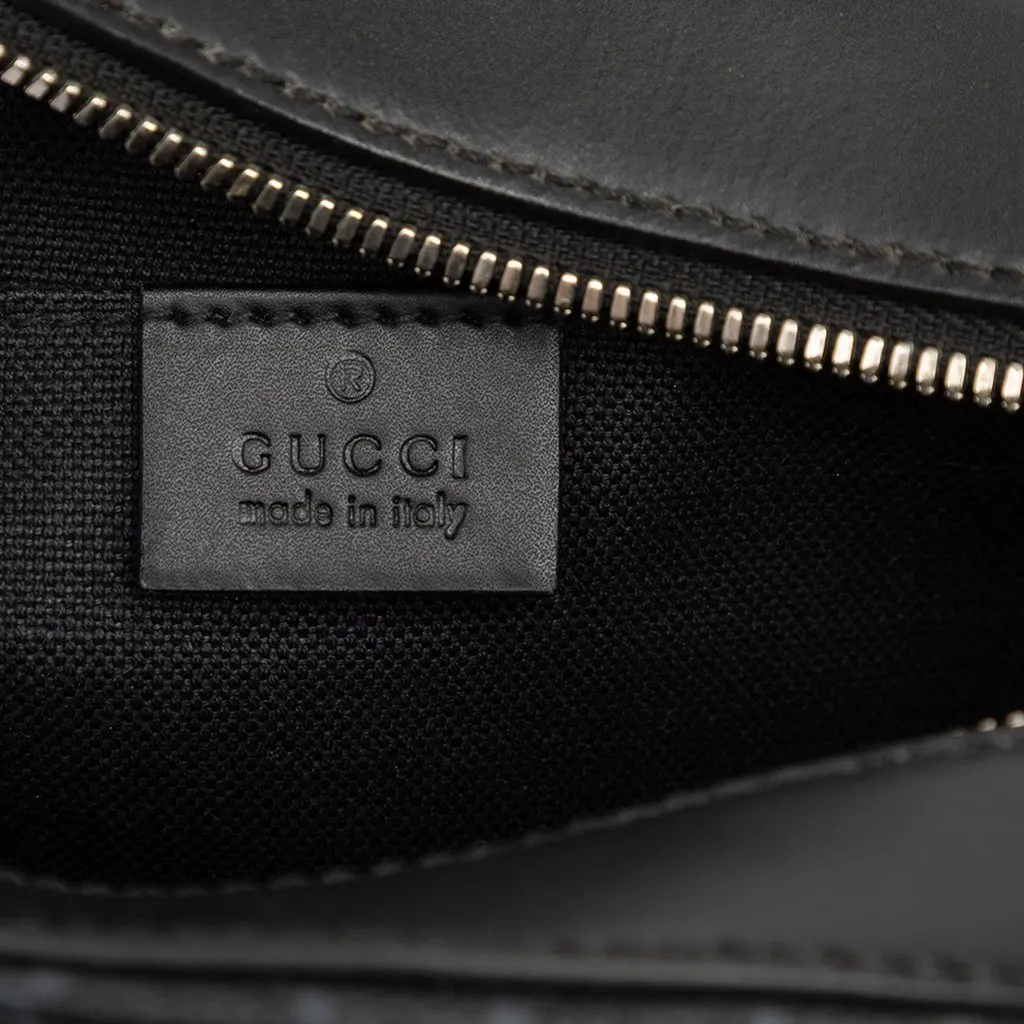 Gucci GG Supreme Web Crossbody Black Very good - Box View