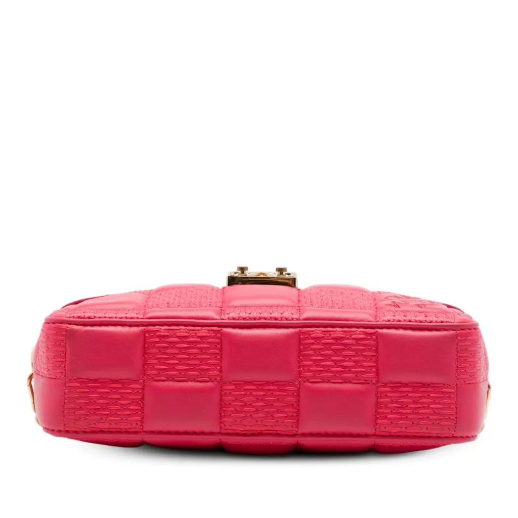 Louis Vuitton Damier Quilt Lambskin Troca PM Pink Leather Very good - Inside View