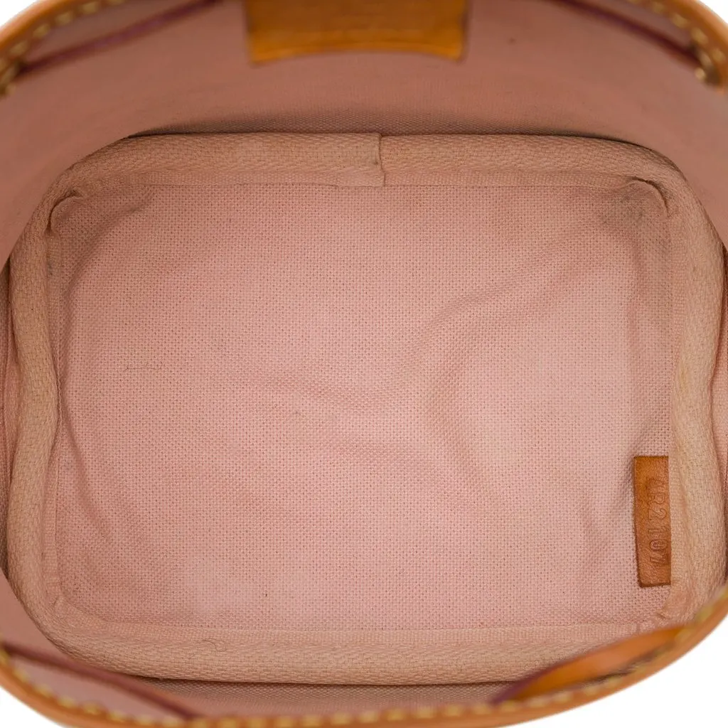 Louis Vuitton Damier Azur Tahitienne Nano Noe White Canvas Very good - Model View