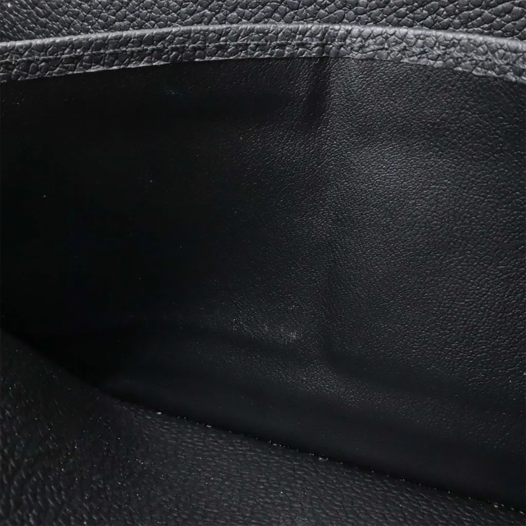 Louis Vuitton Monogram Empreinte Zippy Long Wallet Black Leather Very good - Box View