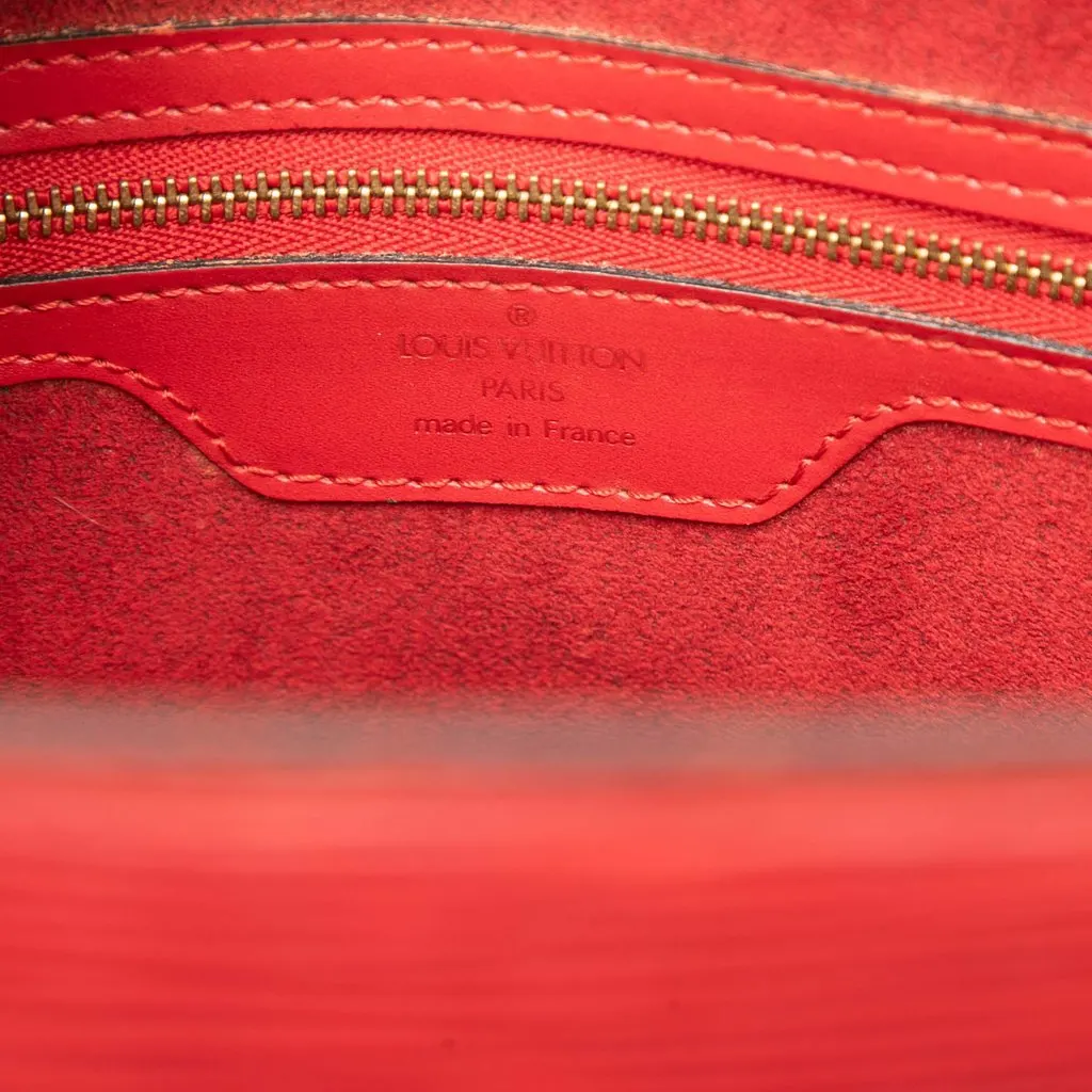 Louis Vuitton Epi Saint Jacques GM Long Strap Red Leather Very good - Box View