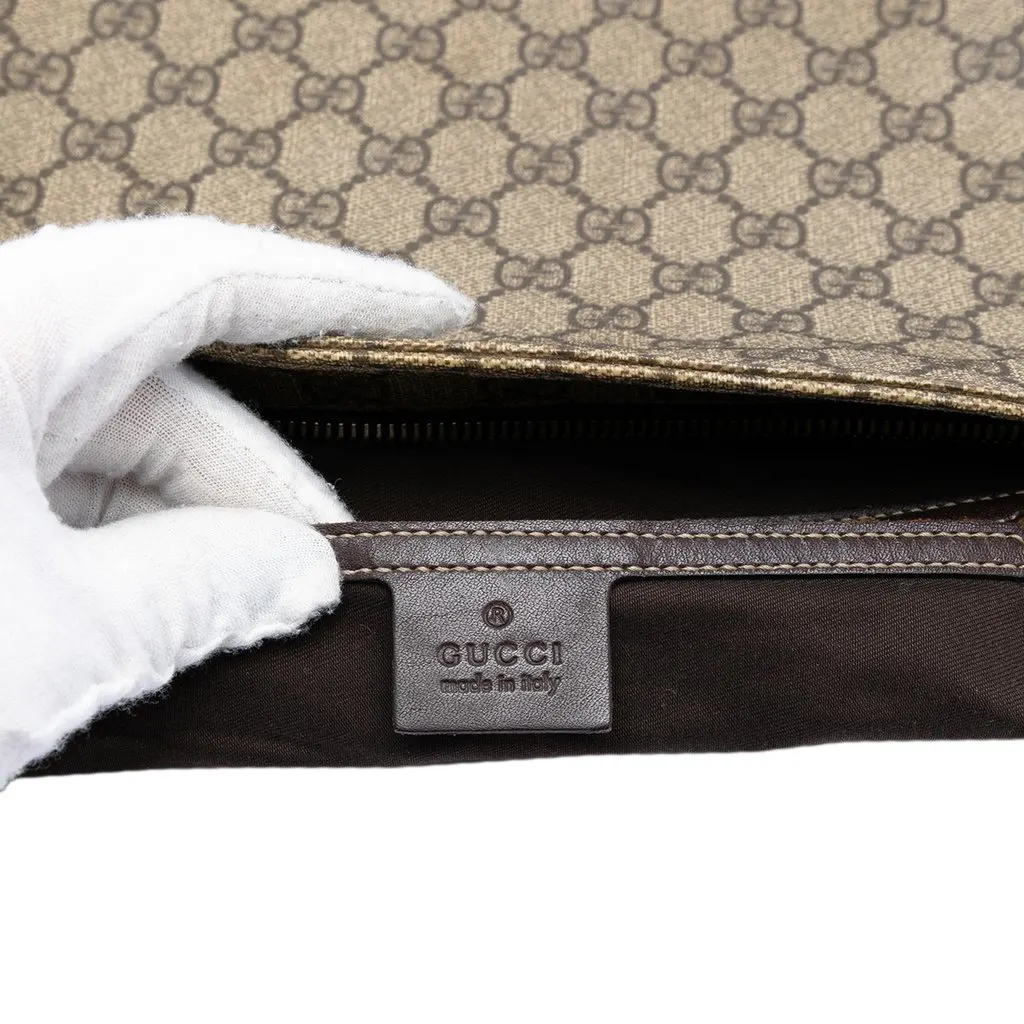 Gucci GG Supreme Crossbody Beige Very good - Box View