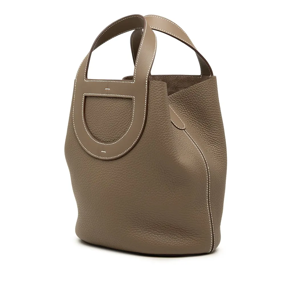 Hermès Clemence and Swift In the Loop 23 Brown Leather Very good - Back View