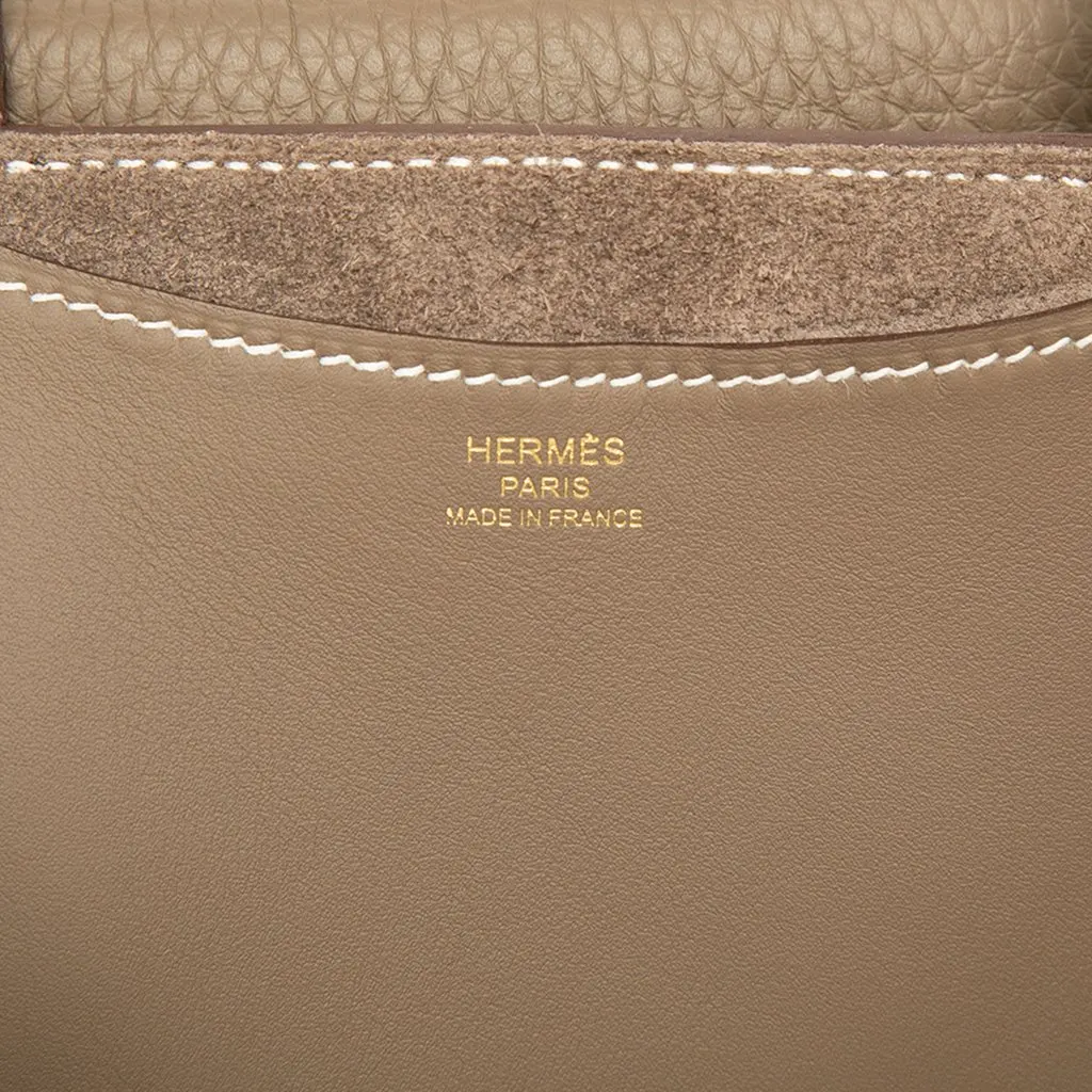 Hermès Clemence and Swift In the Loop 23 Brown Leather Very good - Box View