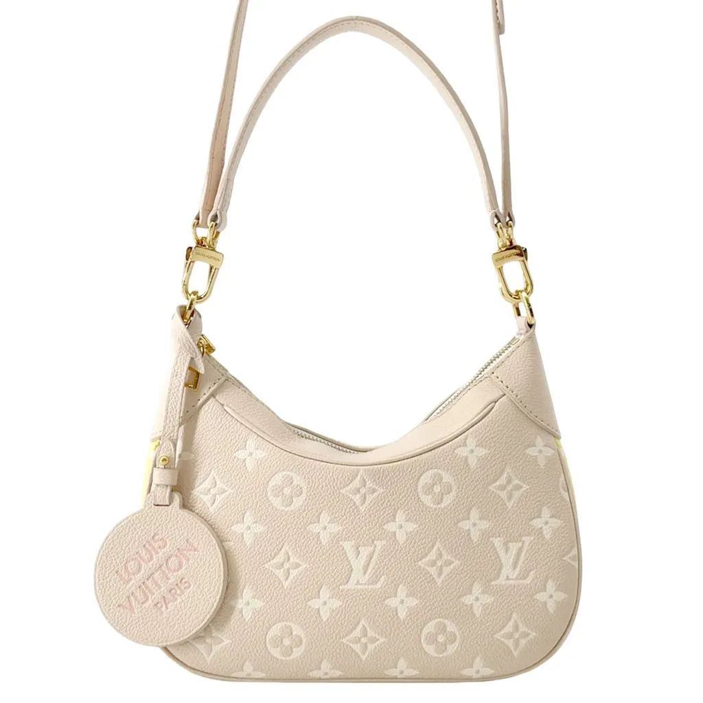 Louis Vuitton Tricolor Monogram Empreinte Bagatelle Beige Leather Very good - Front View