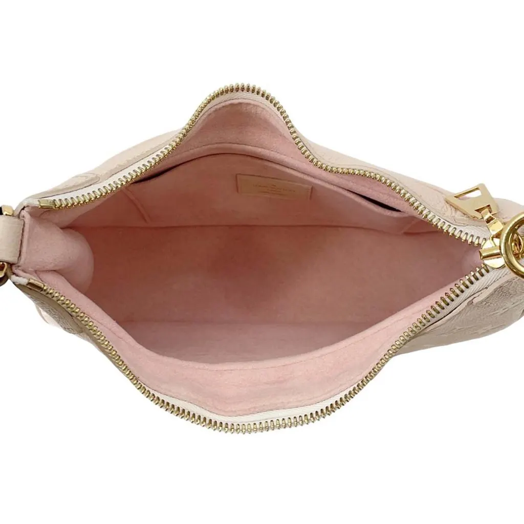 Louis Vuitton Tricolor Monogram Empreinte Bagatelle Beige Leather Very good - Model View