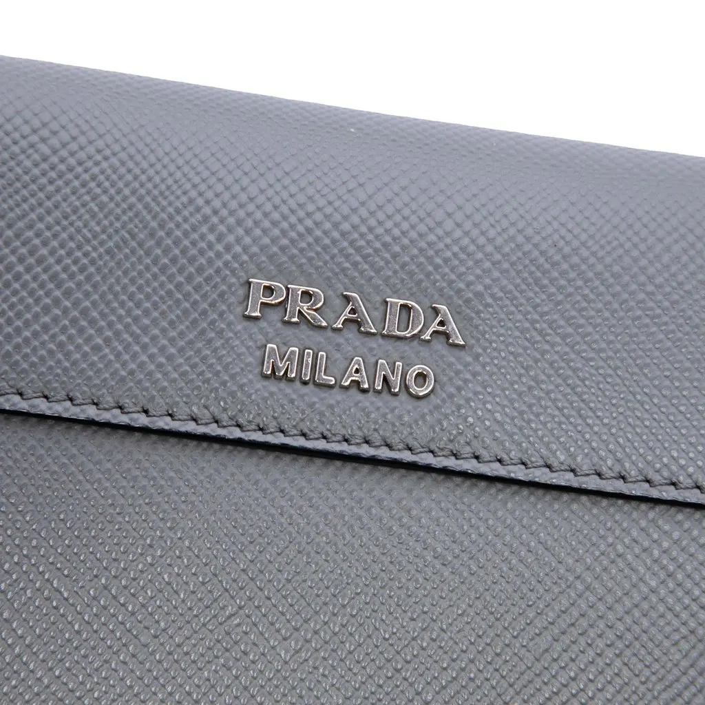 Prada Saffiano Cuir Twist Lock Chain Flap MultiColor Leather Very good - Box View