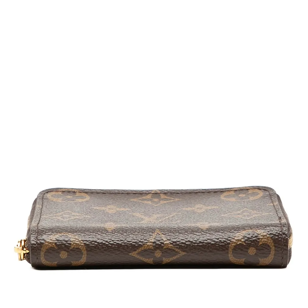 Louis Vuitton Monogram Zippy Coin Purse Brown Canvas Very good - Inside View