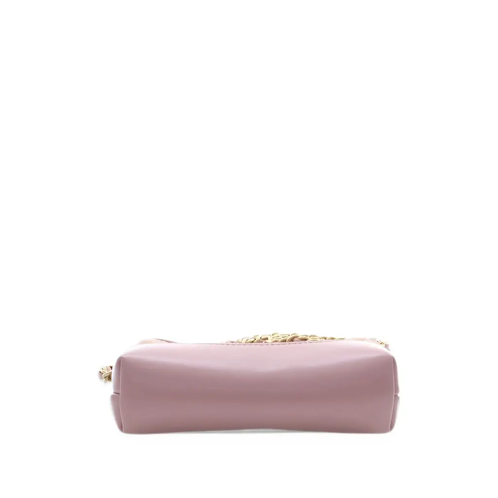 Chanel Micro Quilted Suede and Shiny Calfskin 31 Shopping Bag Pink Suede Very good - Inside View