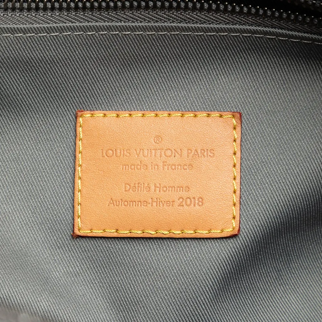 Louis Vuitton Monogram Titanium Keepall Bandouliere 50 Grey Very good - Box View