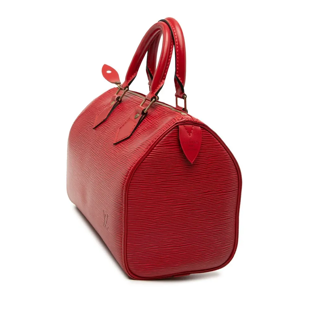 Louis Vuitton Epi Speedy 25 Red Leather Very good - Back View