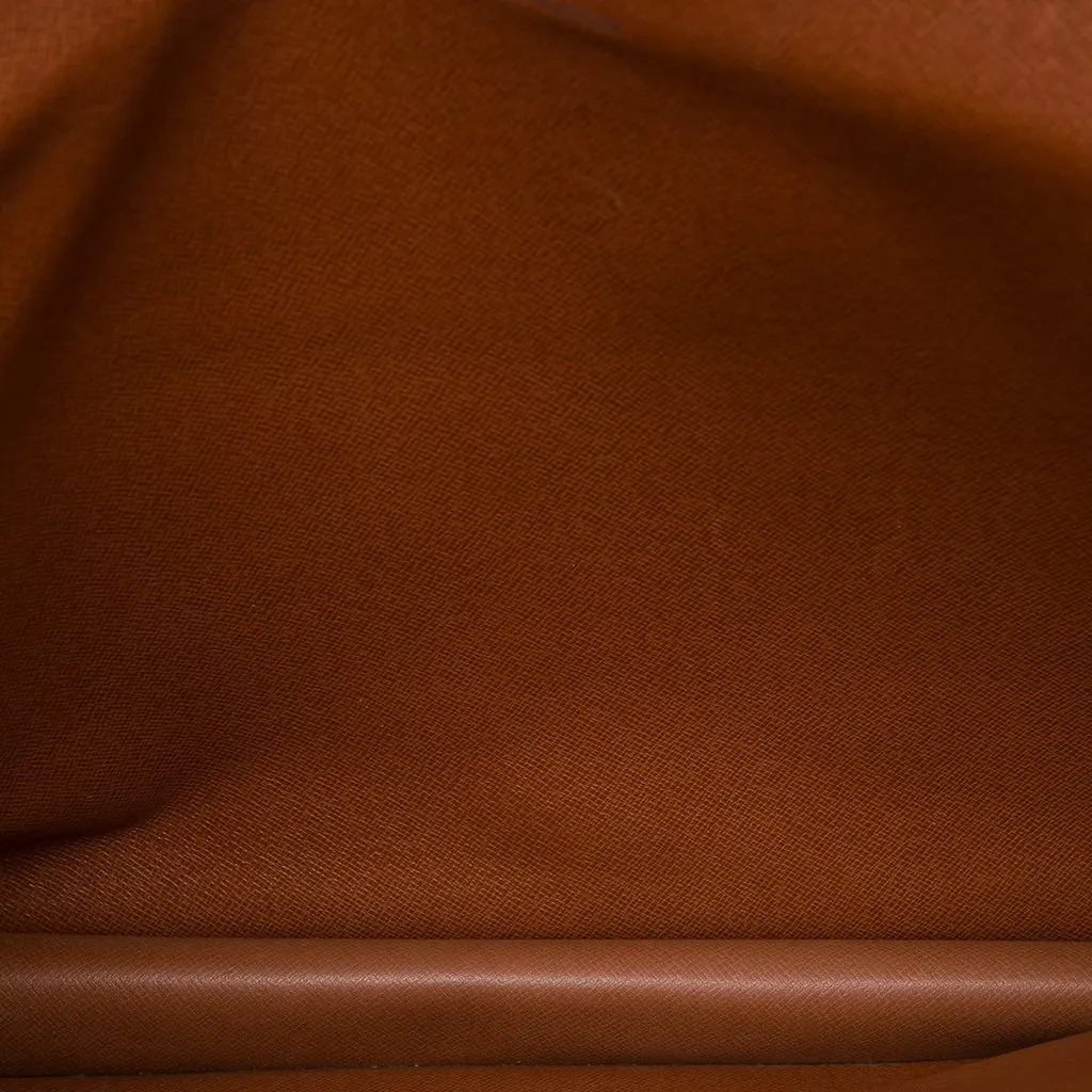 Louis Vuitton Monogram Porte Documents Senateur Brown Canvas Very good - Model View