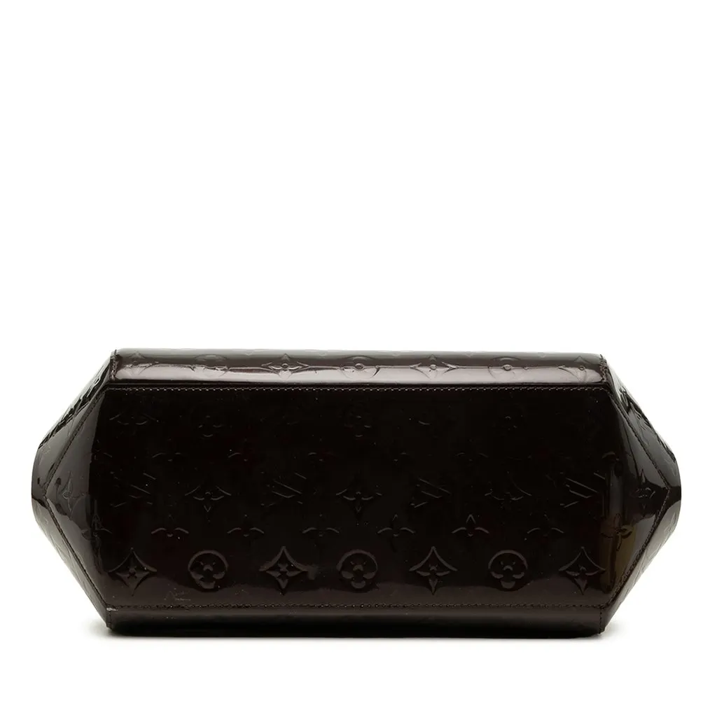 Louis Vuitton Monogram Vernis Sherwood PM Purple Leather Very good - Inside View