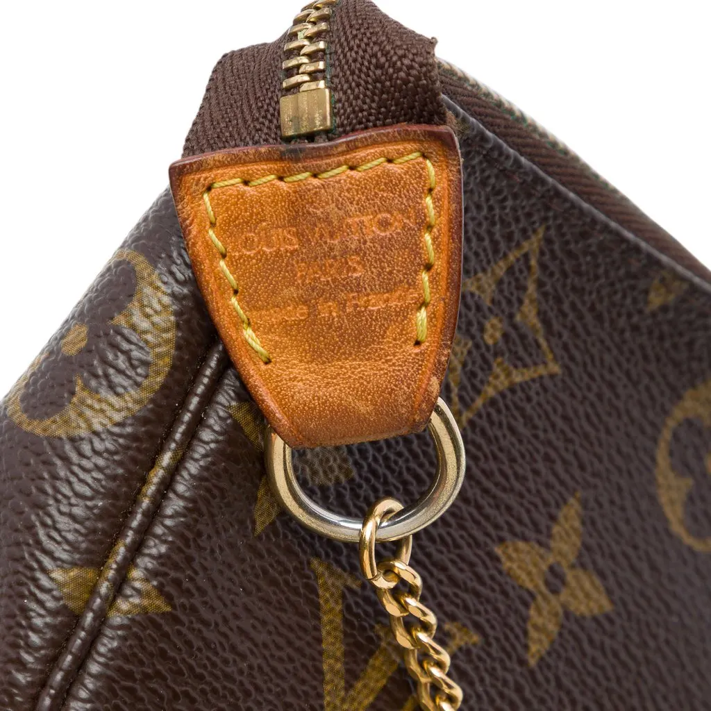 Louis Vuitton Monogram Mini Pochette Accessoires Brown Good - Box View