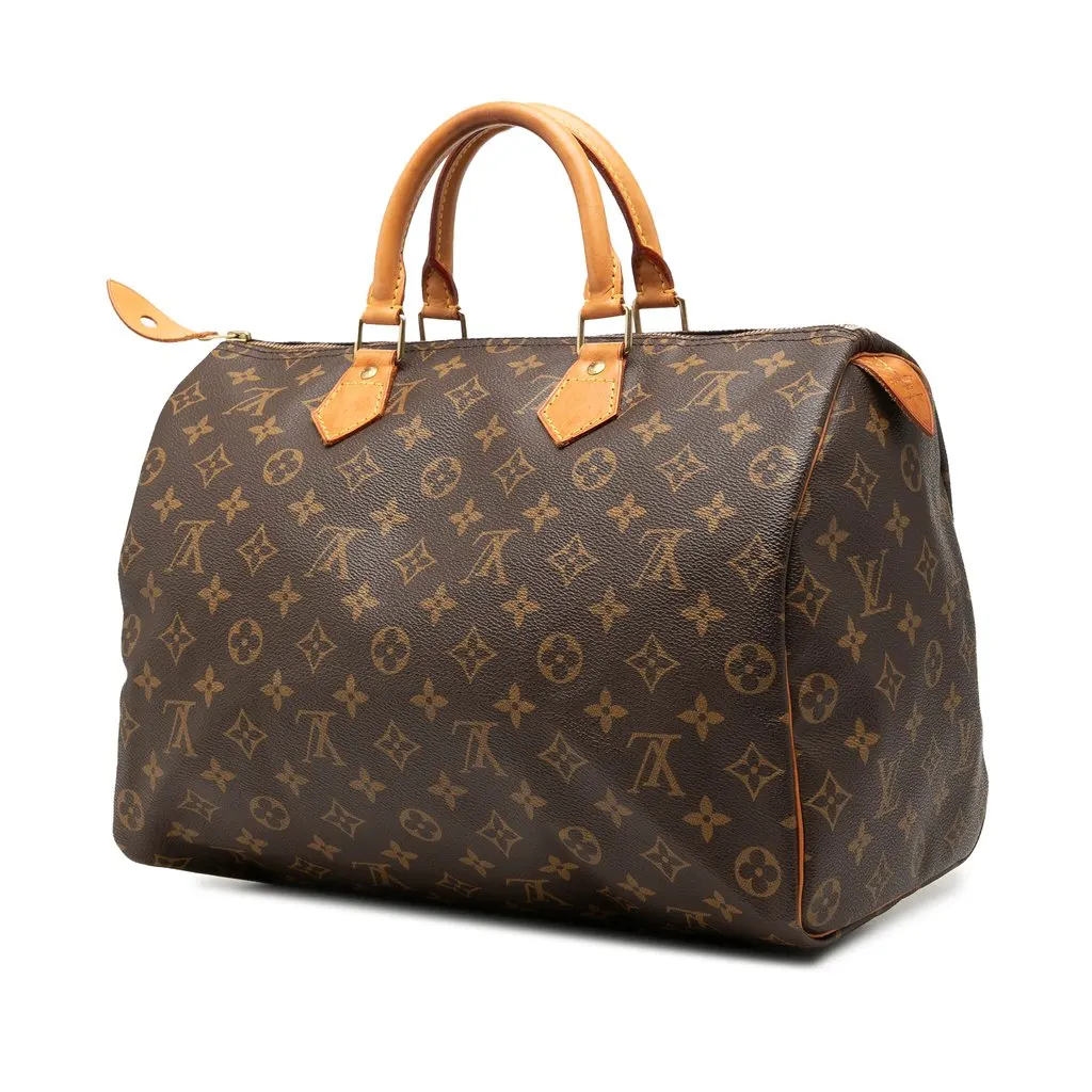 Louis Vuitton Monogram Speedy 35 Brown Very good - Back View