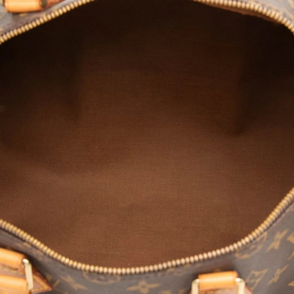 Louis Vuitton Monogram Speedy 35 Brown Very good - Model View