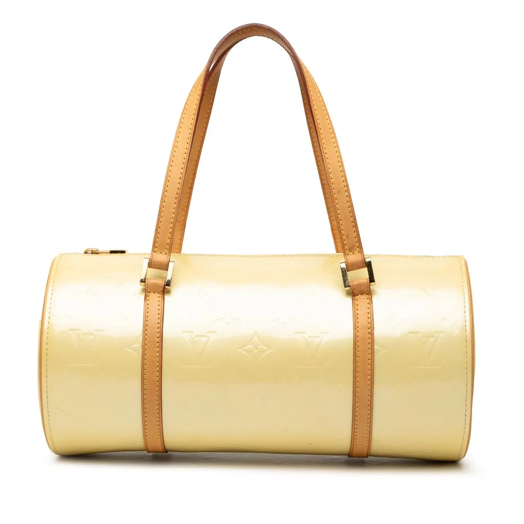 Louis Vuitton Monogram Vernis Bedford Beige Leather Good - Front View