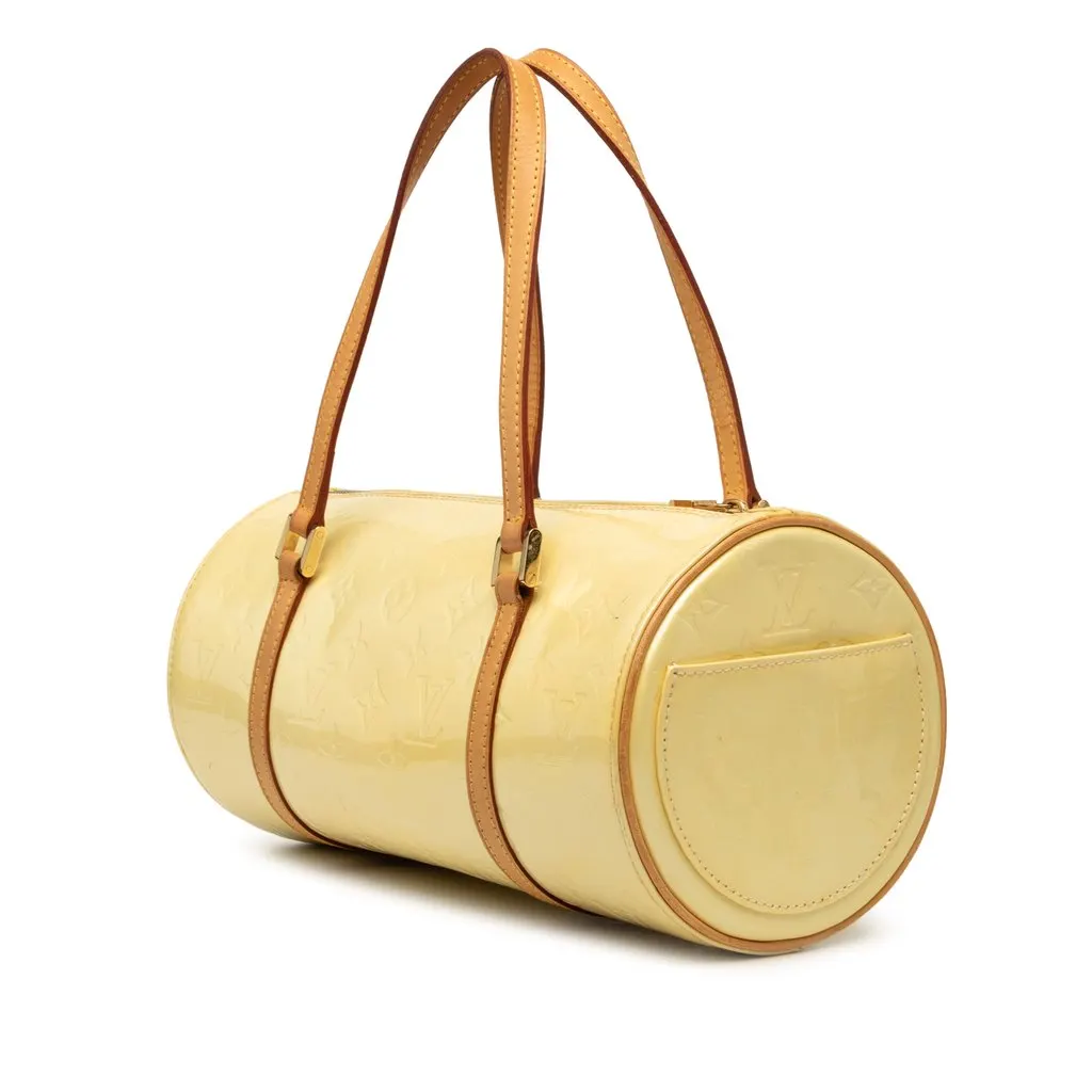 Louis Vuitton Monogram Vernis Bedford Beige Leather Good - Back View