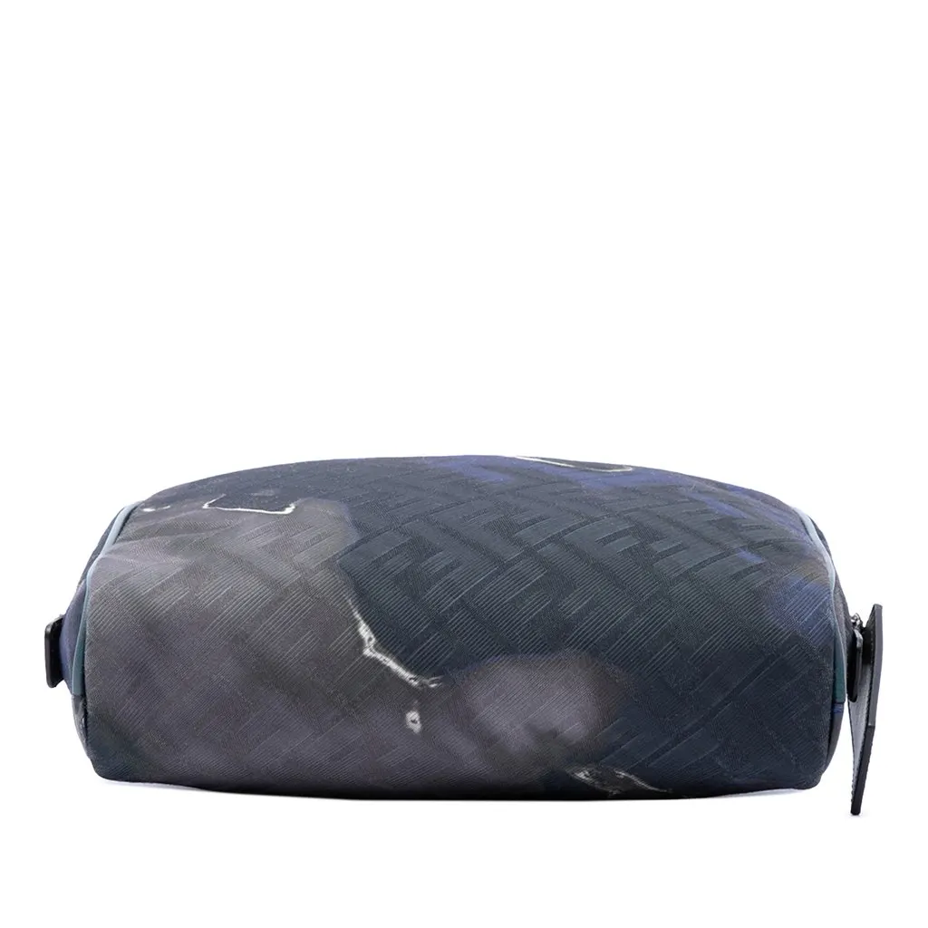 Fendi Zucca Gradient Canvas FF 1974 Toiletry Case Blue Canvas Very good - Inside View