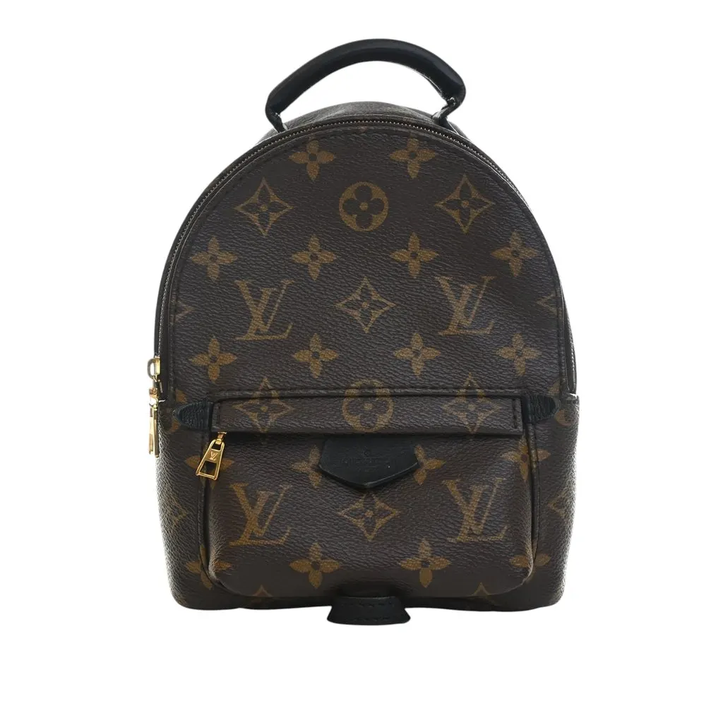 Louis Vuitton Monogram Mini Palm Springs Brown Very good - Front View
