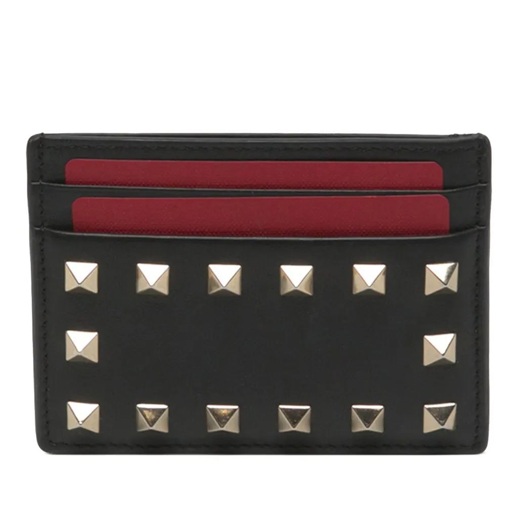 Valentino جلد Rockstud حامل بطاقات