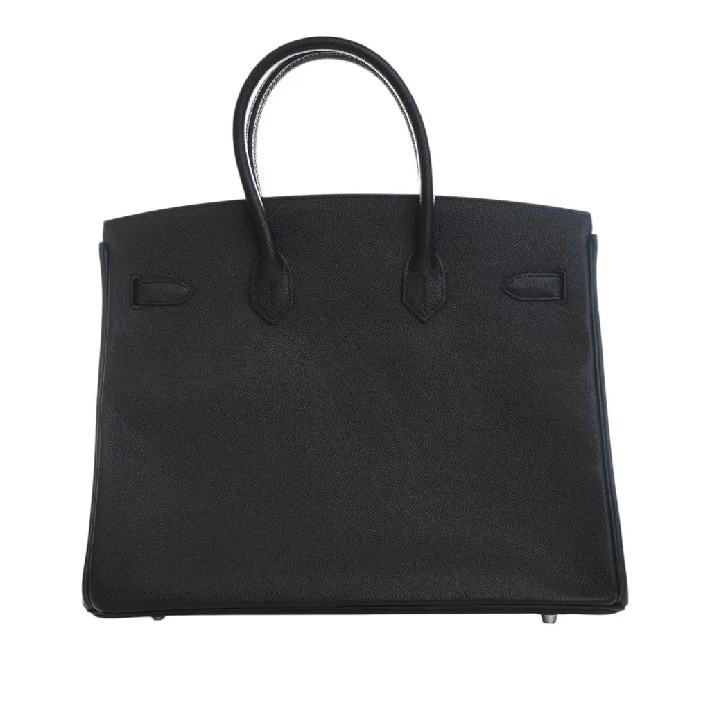 Hermès Epsom Birkin Retourne 35 Black Leather Very good - Model View