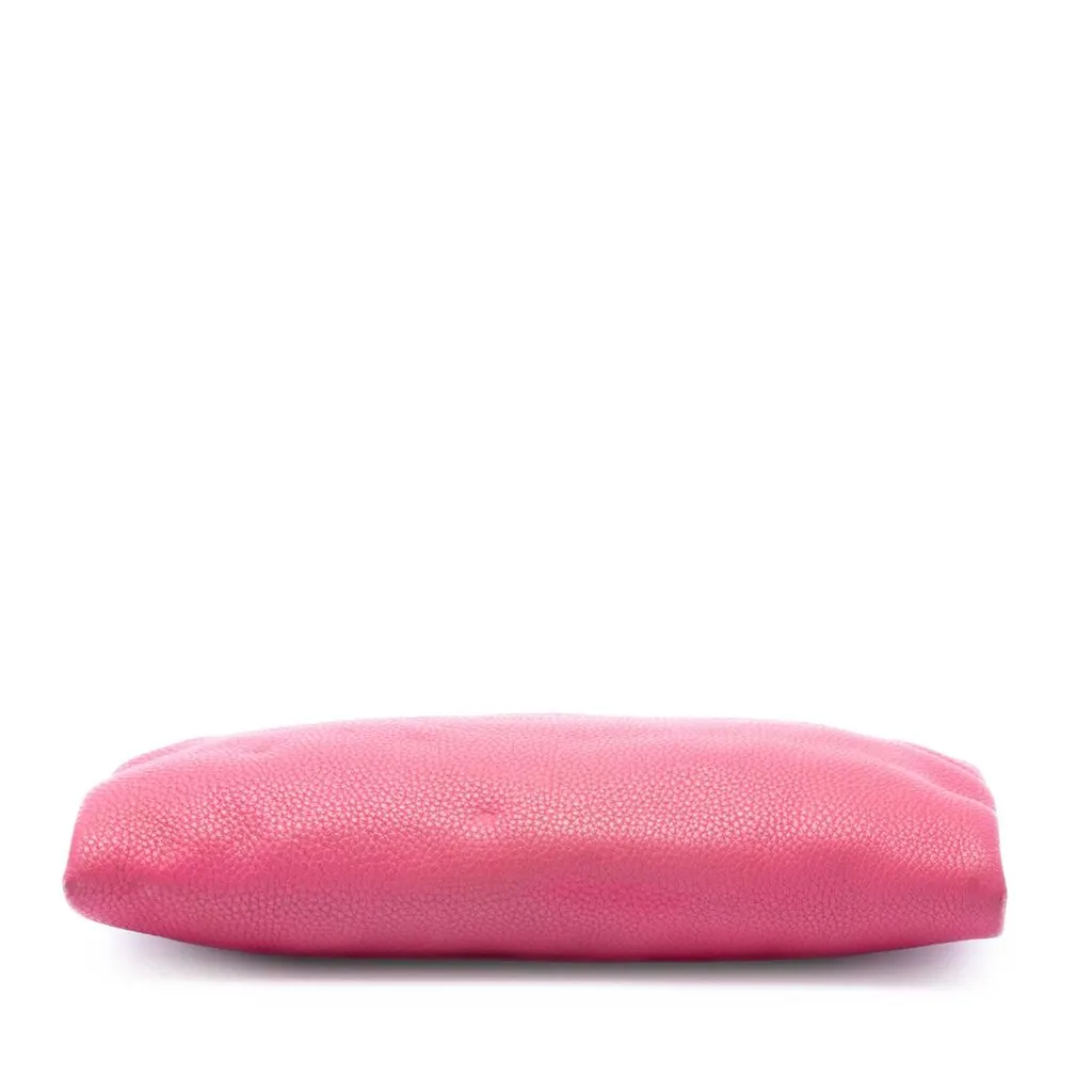 Prada Vitello Daino Clutch Pink Leather Very good - Inside View