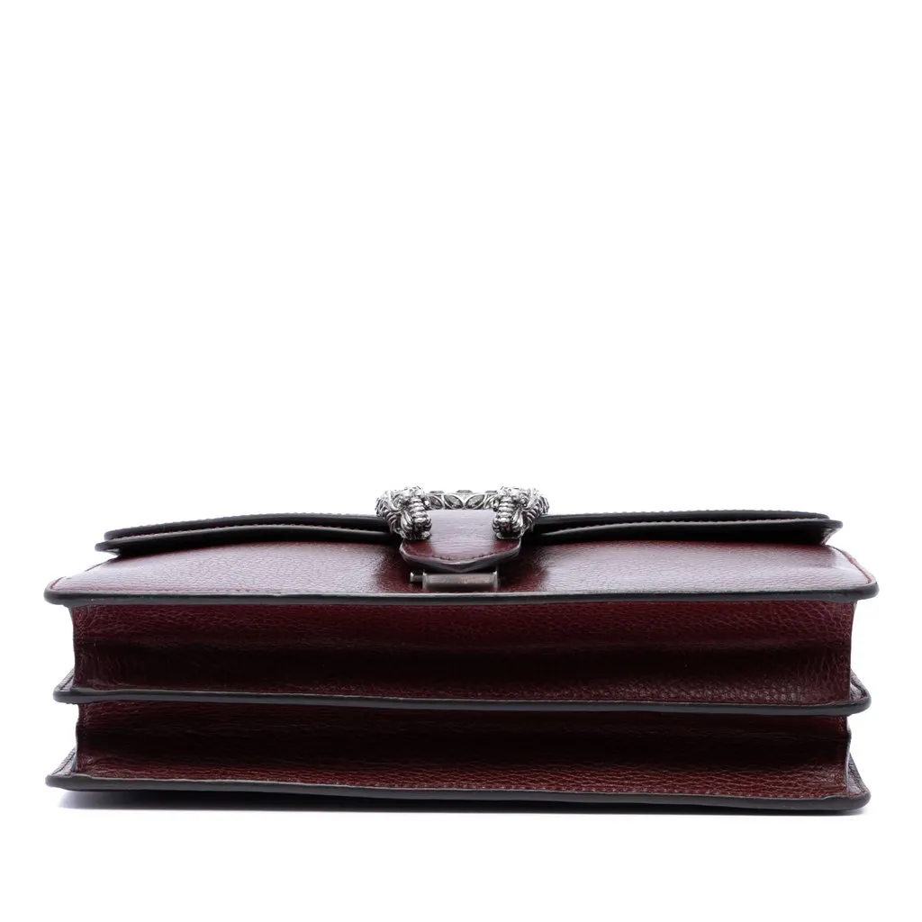 Gucci Medium Calfskin Dionysus Shoulder Bag Red Leather Very good - Inside View