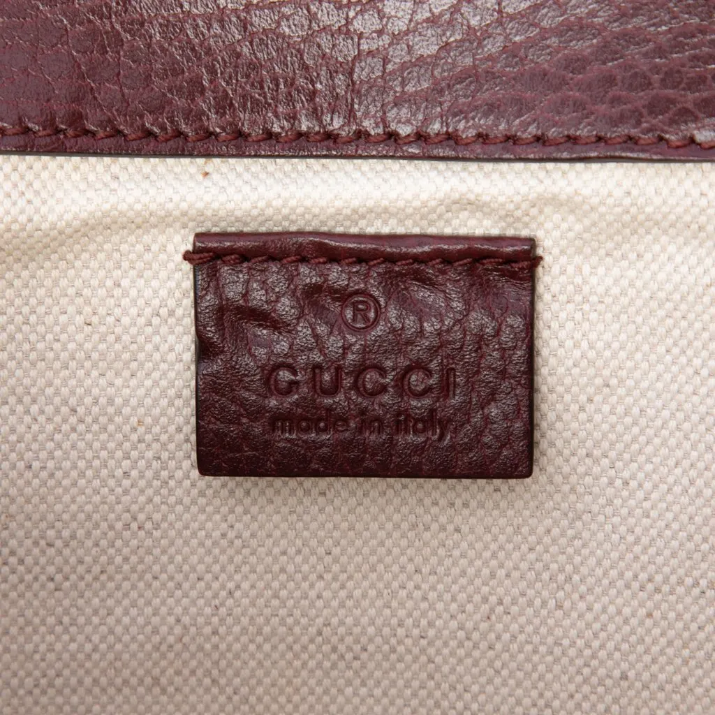 Gucci Medium Calfskin Dionysus Shoulder Bag Red Leather Very good - Box View