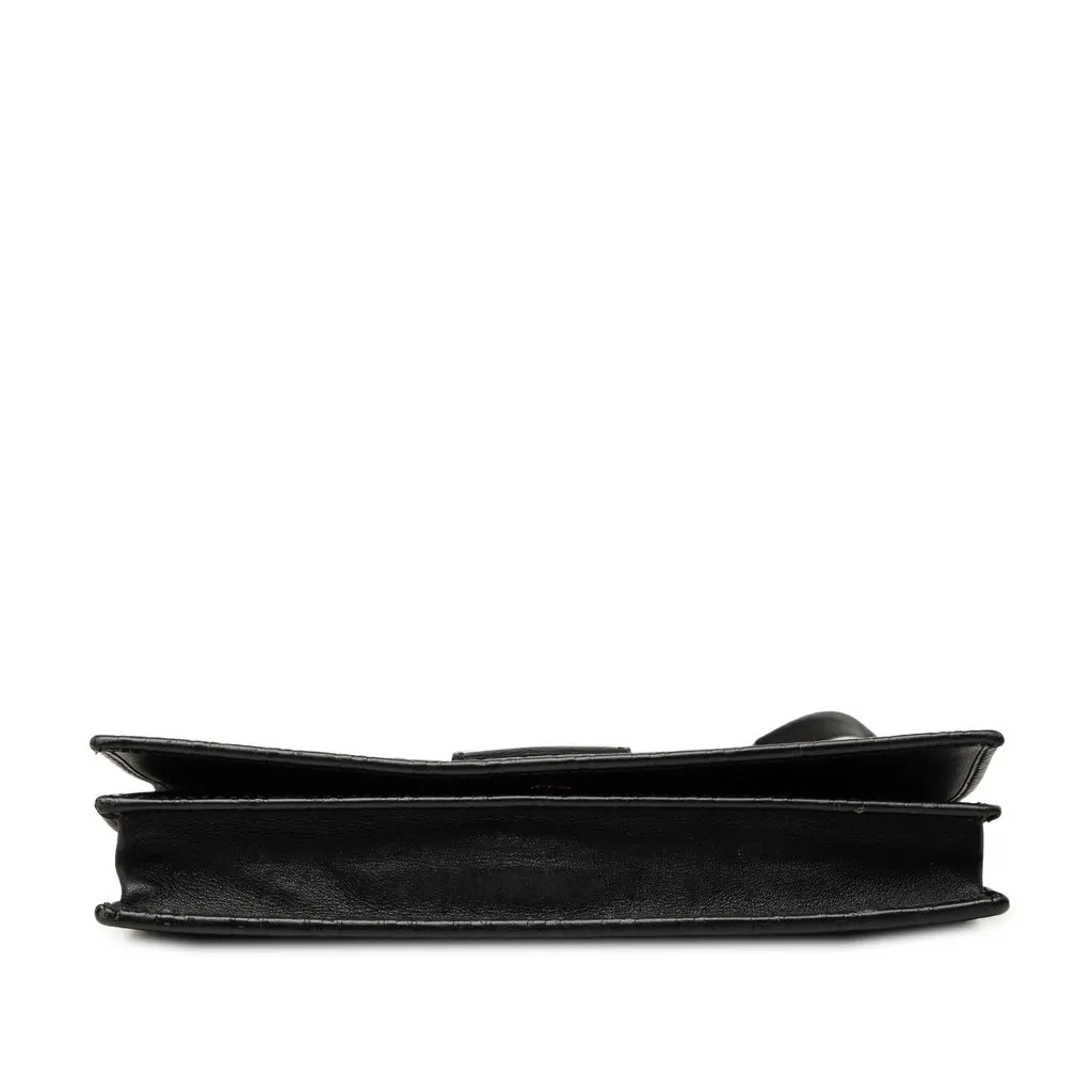 Gucci Microguccissima Wallet on Strap Black Leather Very good - Inside View