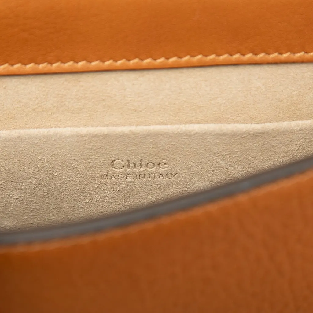 Chloé Small Leather Nile Bracelet Satchel Brown Leather Good - Box View