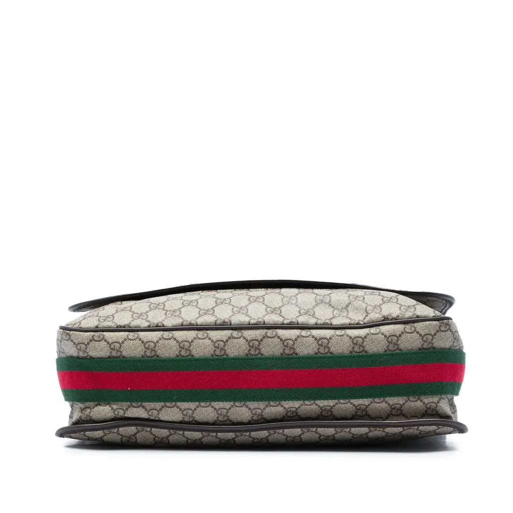Gucci GG Supreme Web Crossbody Beige Very good - Inside View