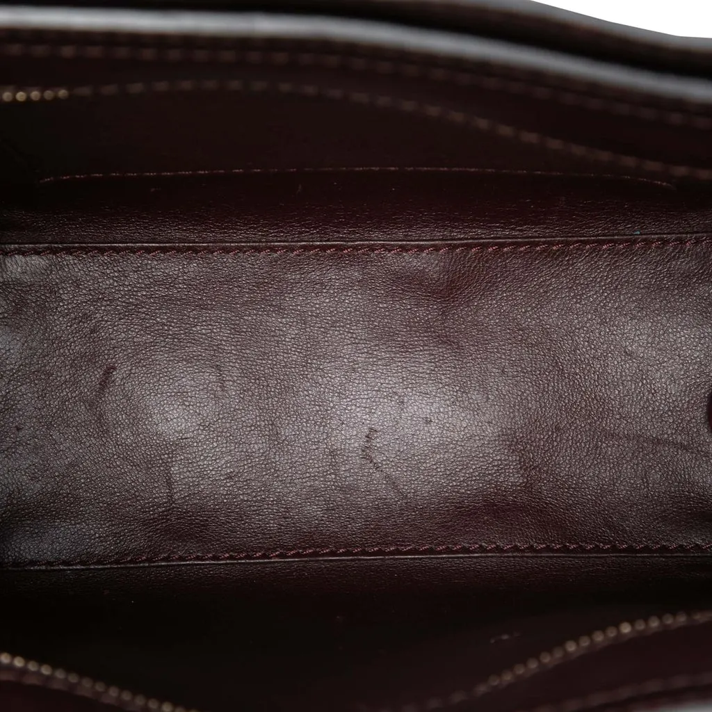 Celine Nano Tricolor Calfskin and Suede Luggage Tote Brown Leather Very good - Model View