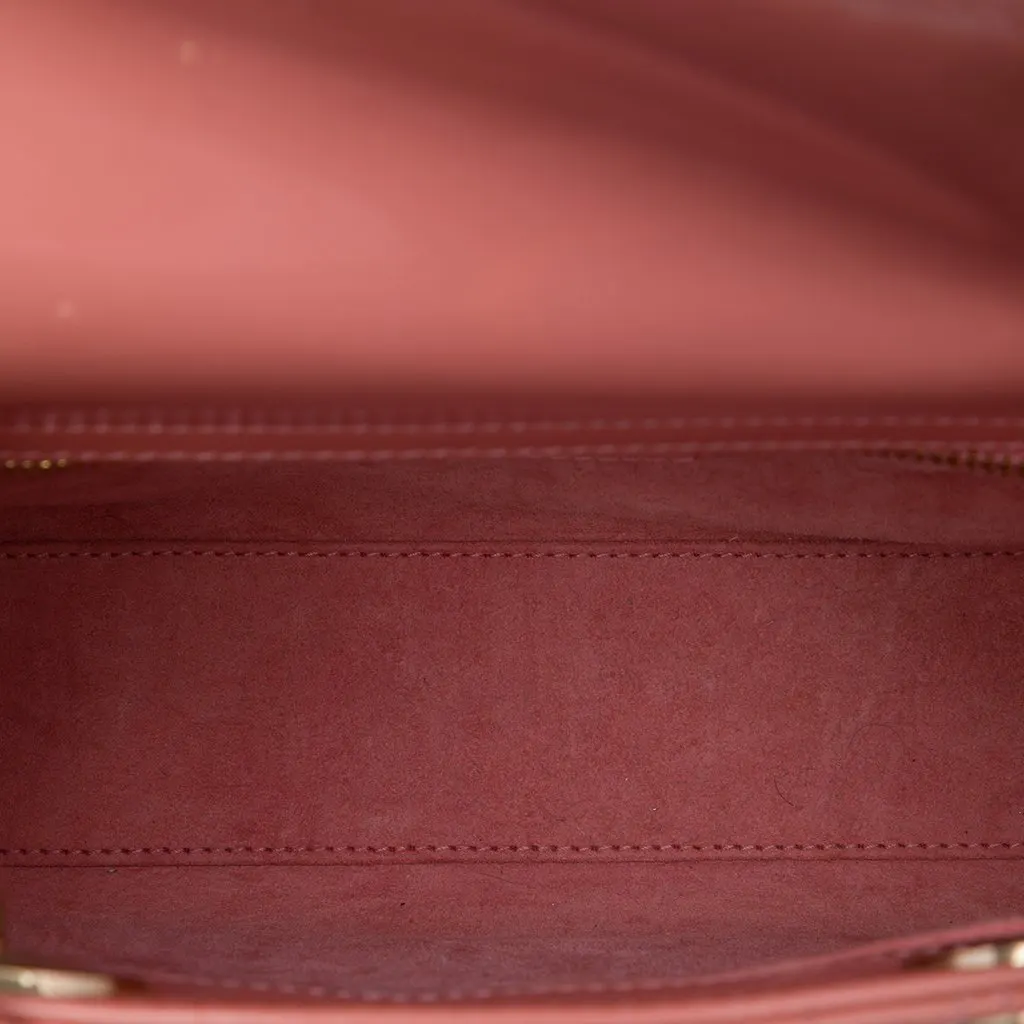 Dior Small Patent Cannage Lady Dior Pink Leather Very good - Model View