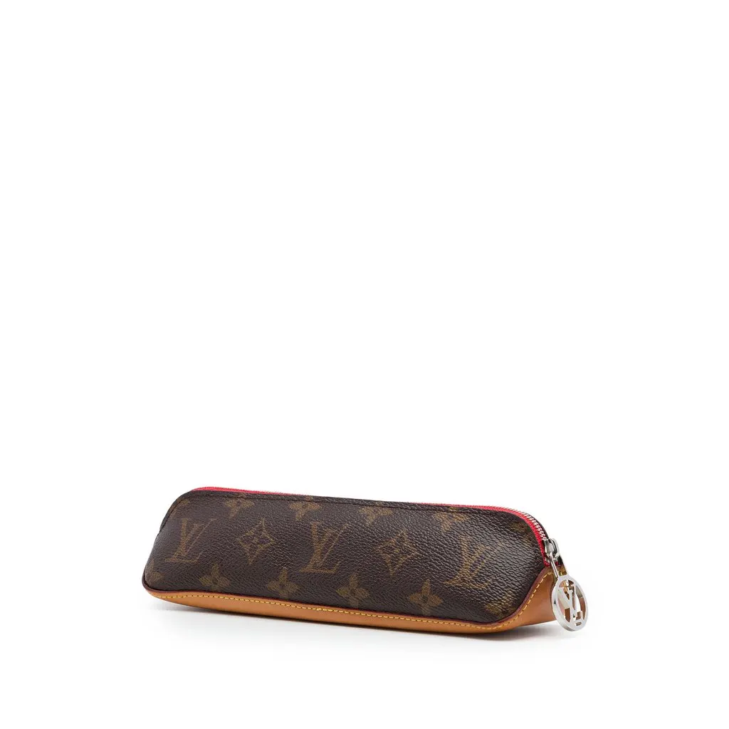 Louis Vuitton Monogram Elizabeth Pencil Case Brown Canvas Very good - Back View