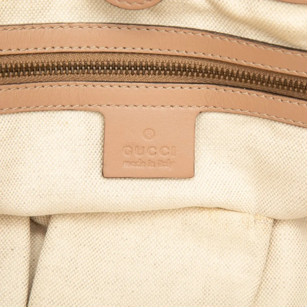 Gucci Large GG Canvas Scarlett Tote Beige Canvas Very good - Box View