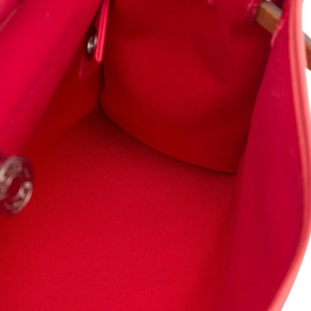 Hermès Toile Herbag Zip 31 Pink Very good - Box View
