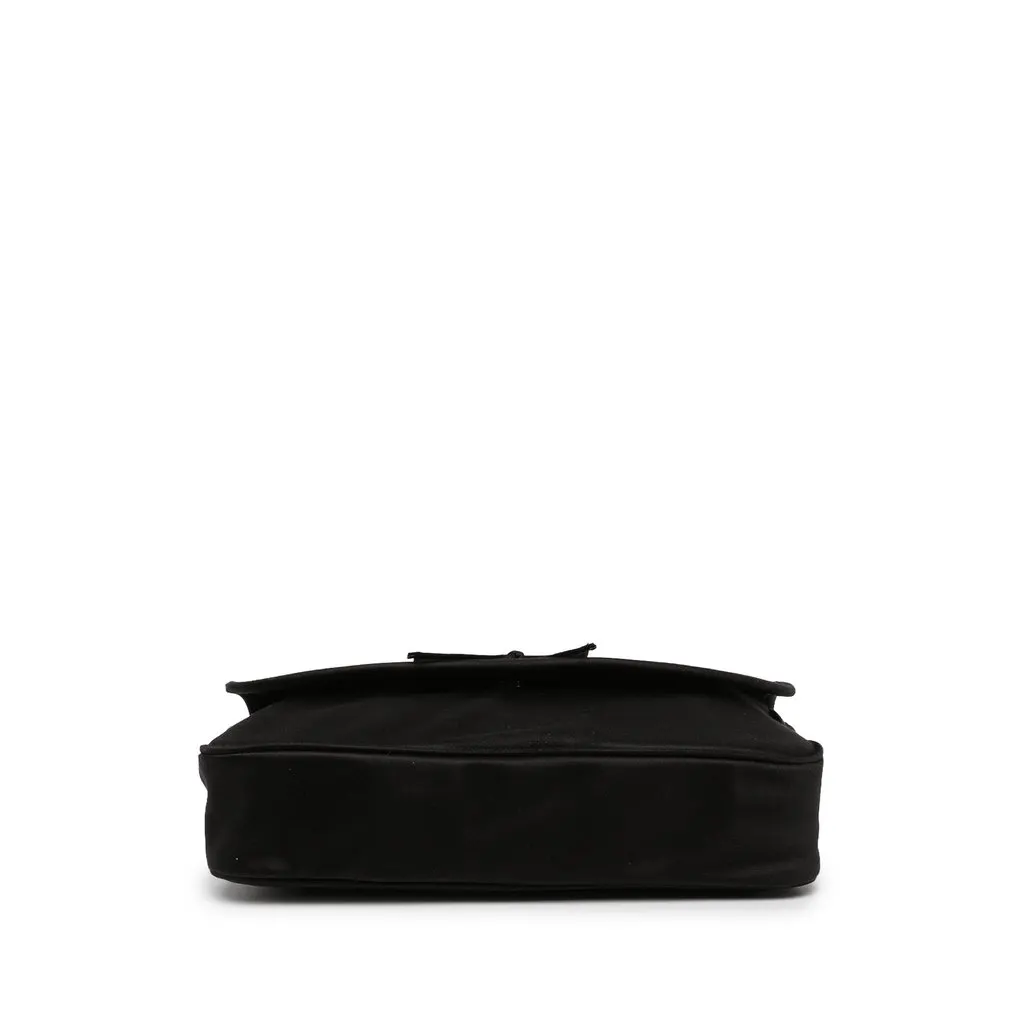 Balenciaga Satin Leopolda Pochette Black Satin Very good - Inside View