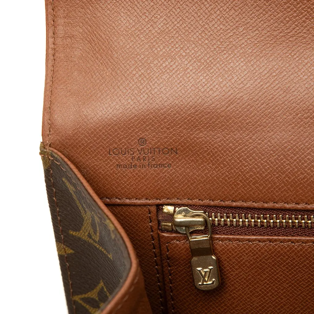 Louis Vuitton Monogram Pochette Dame GM Brown Canvas Very good - Box View